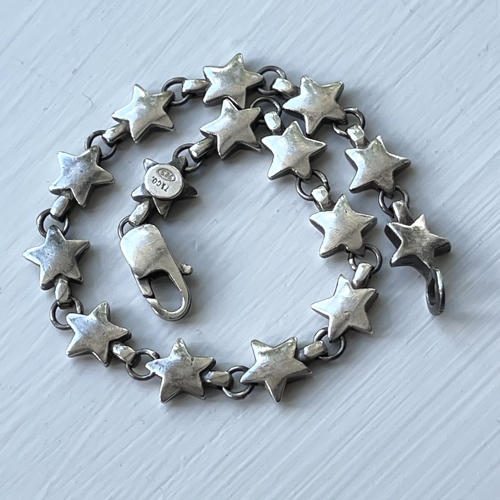 Retired Tiffany & Co. Puff Star Sterling Bracelet